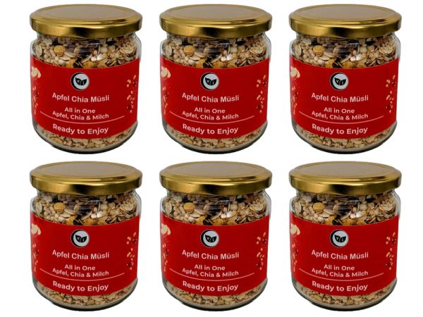 6 x Apfel Chia Müsli